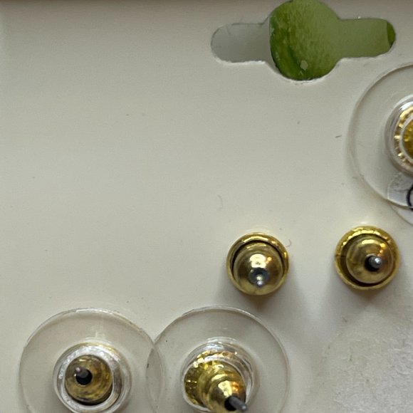 Freedom 3pc Blue Earring Stud Set - Picture 4 of 7